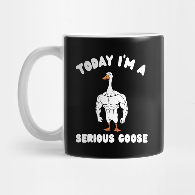 Today I'm A Serious Goose by Creatifly Graphic Tees